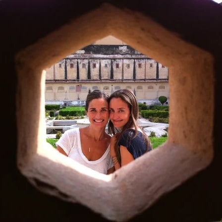 we could not hold back our mirth.