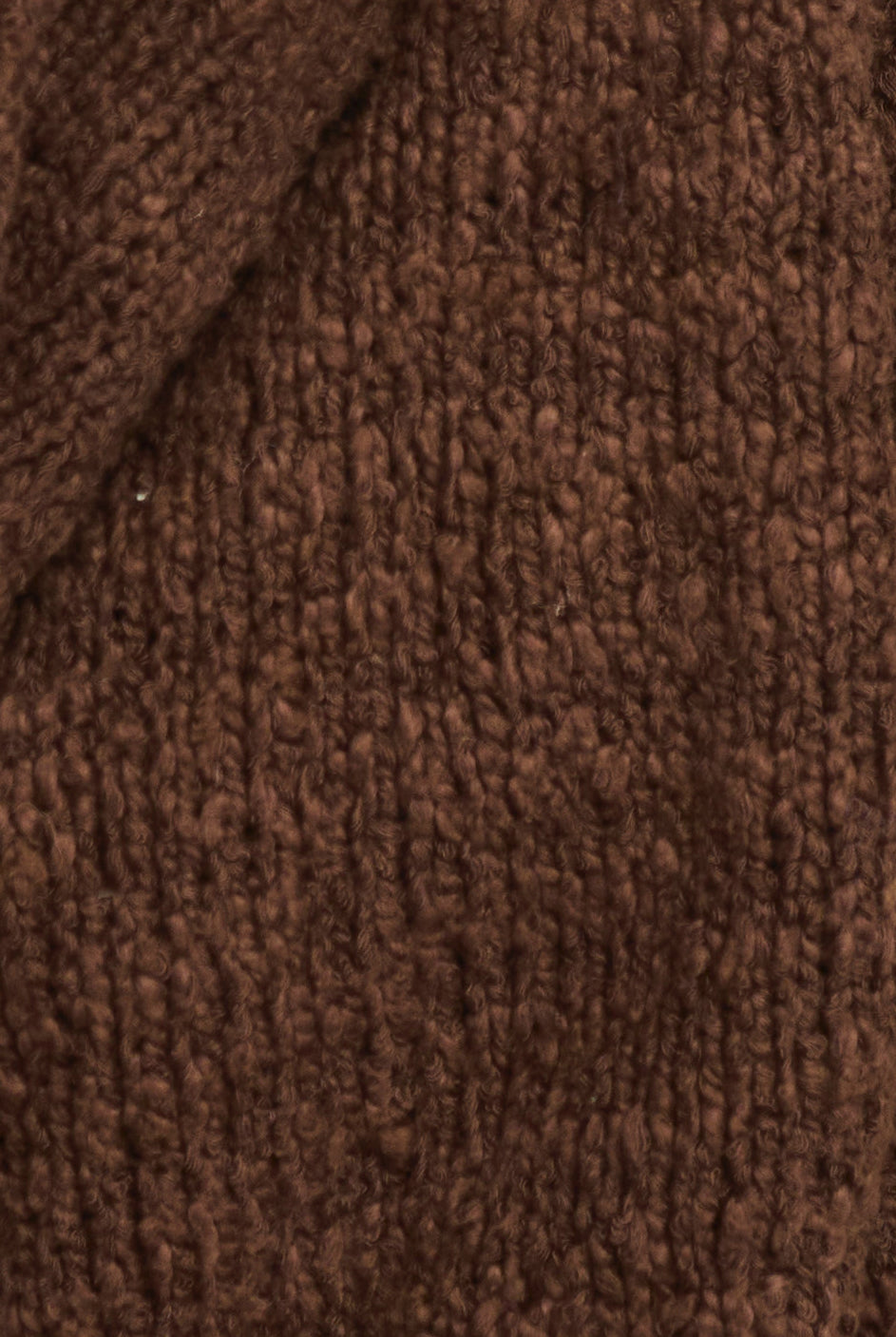 Close-up of brown textured fabric