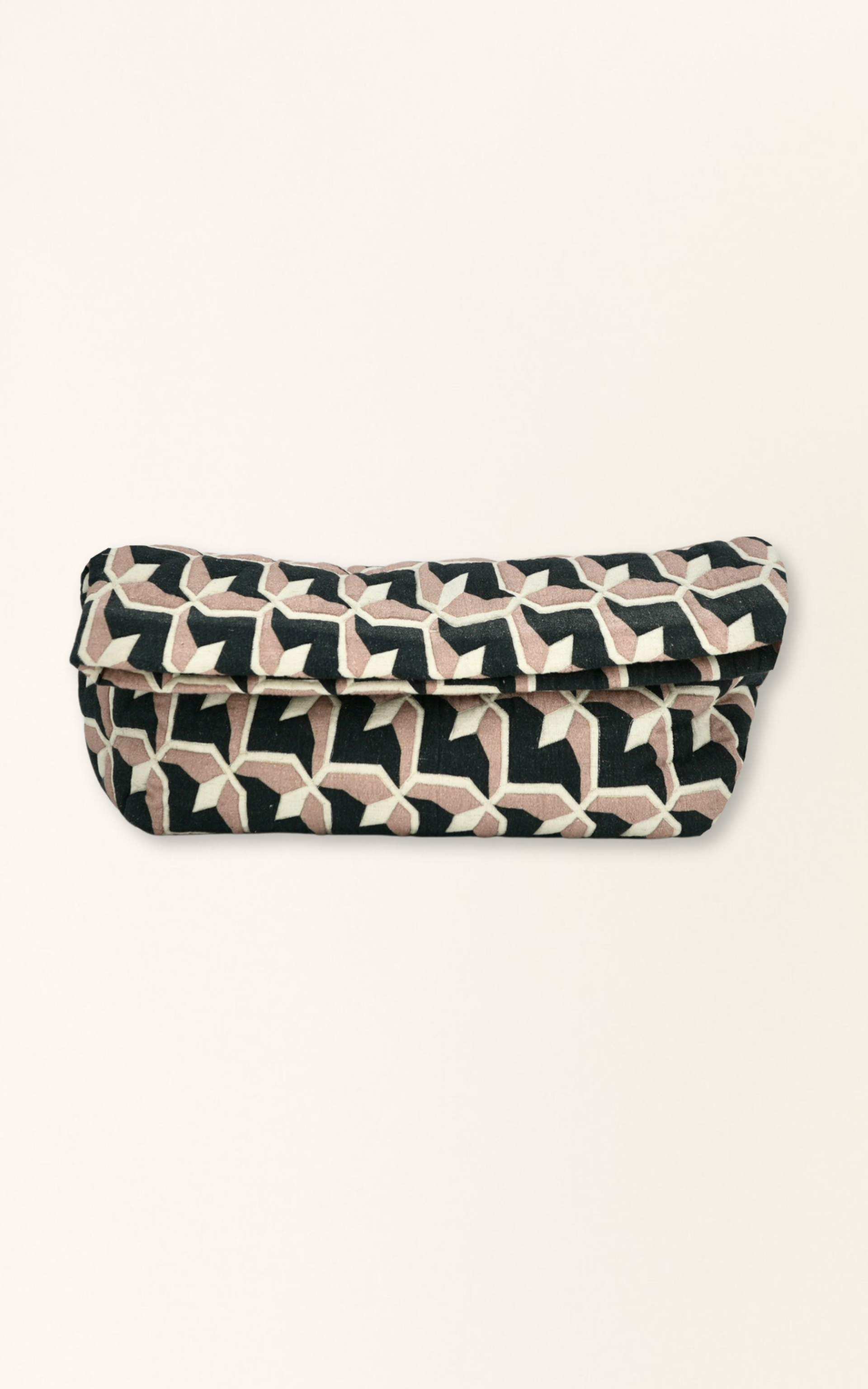 Foldover Clutch Clay Parquet