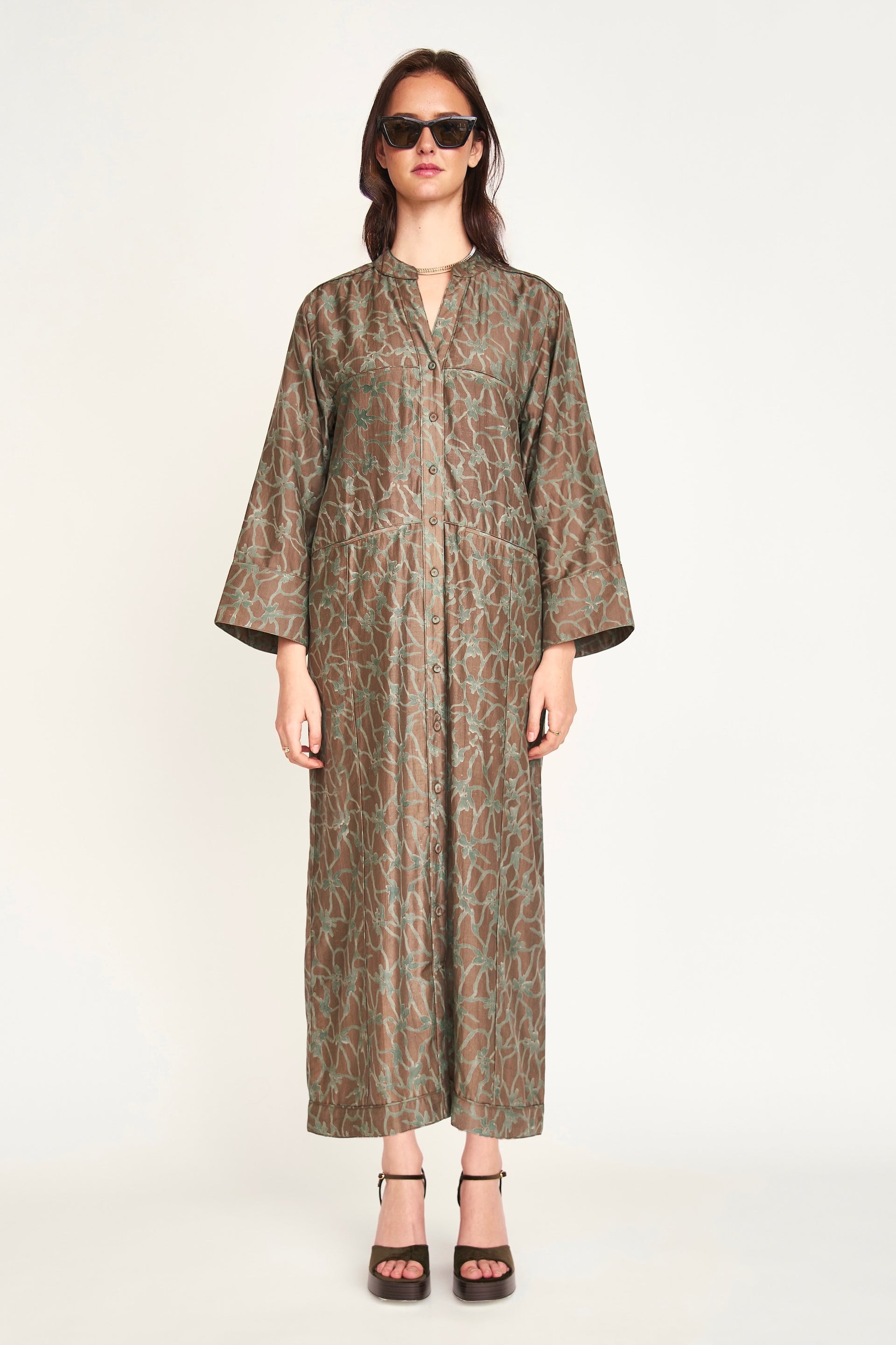 Malmo Dress Molten Kudzu