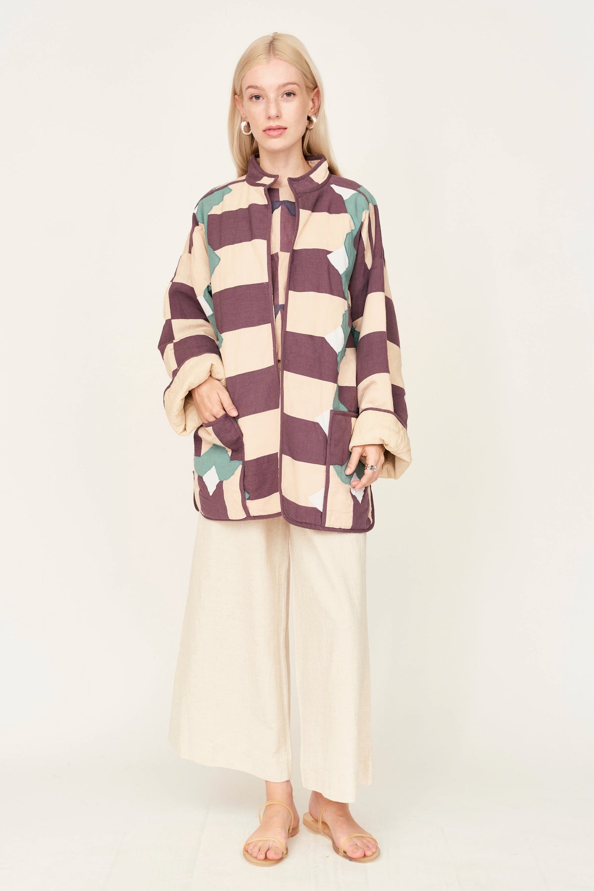 Bergen Jacket in Plum Origami