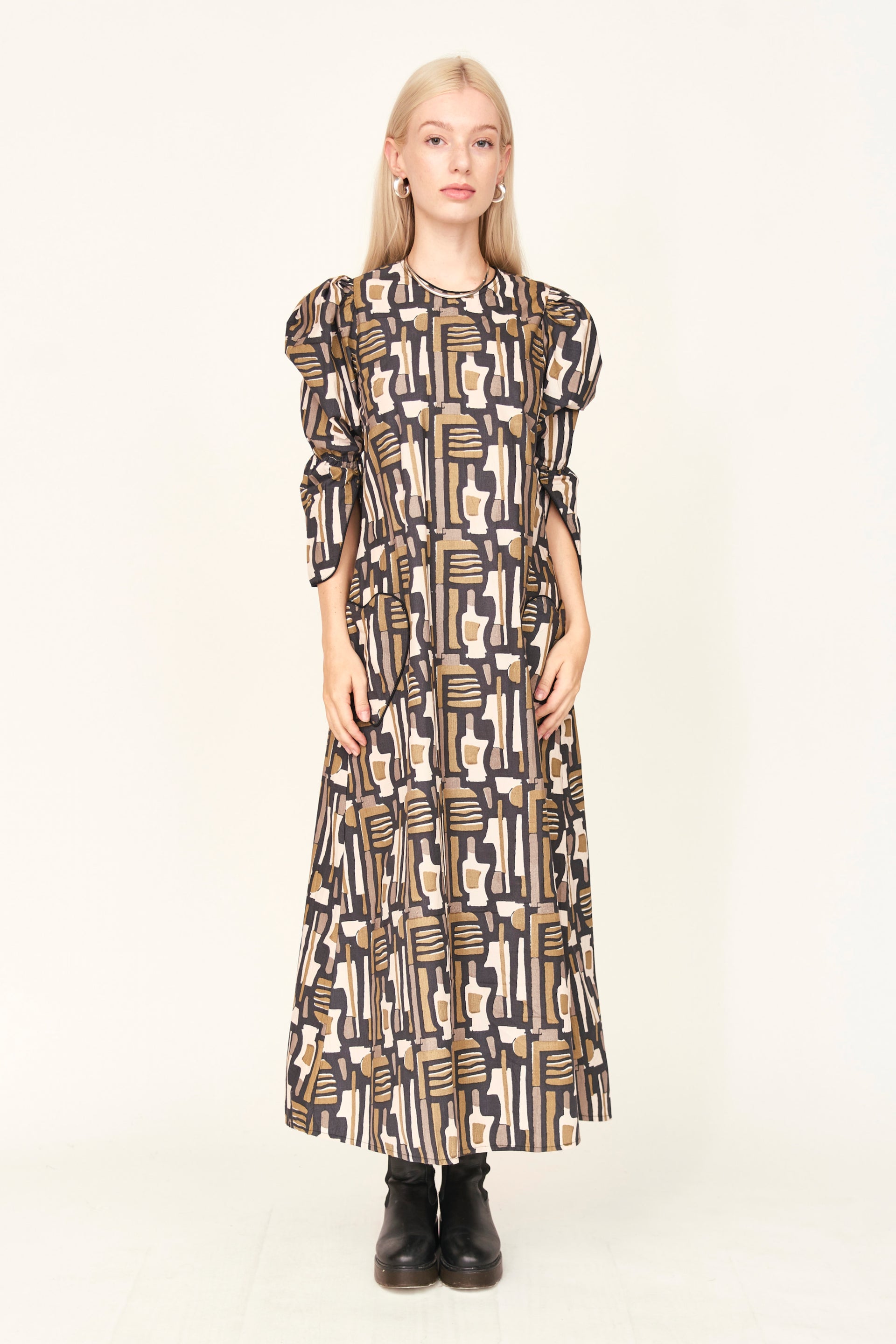 Cassis Dress Labyrinth
