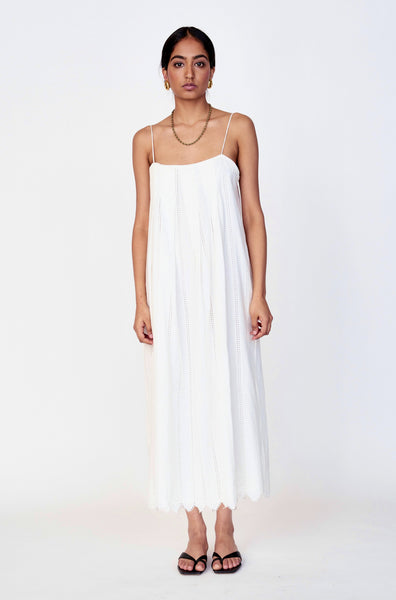 Merlette Soliman Tiered Dress in White