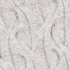 handknit cortina cable pullover in dove grey (pre-order)
