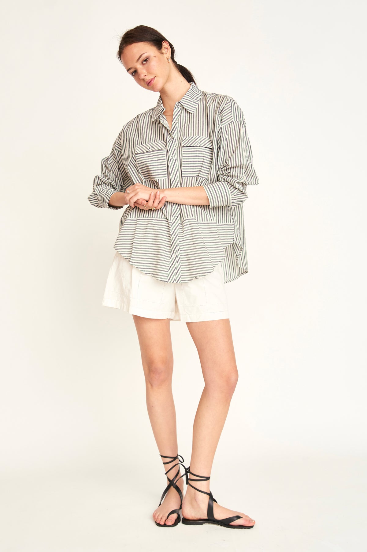 Kyoto Shirt Dune Stripe