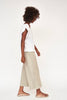 pueblo top in white double gauze