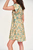 sonoma short dress in olive bloom