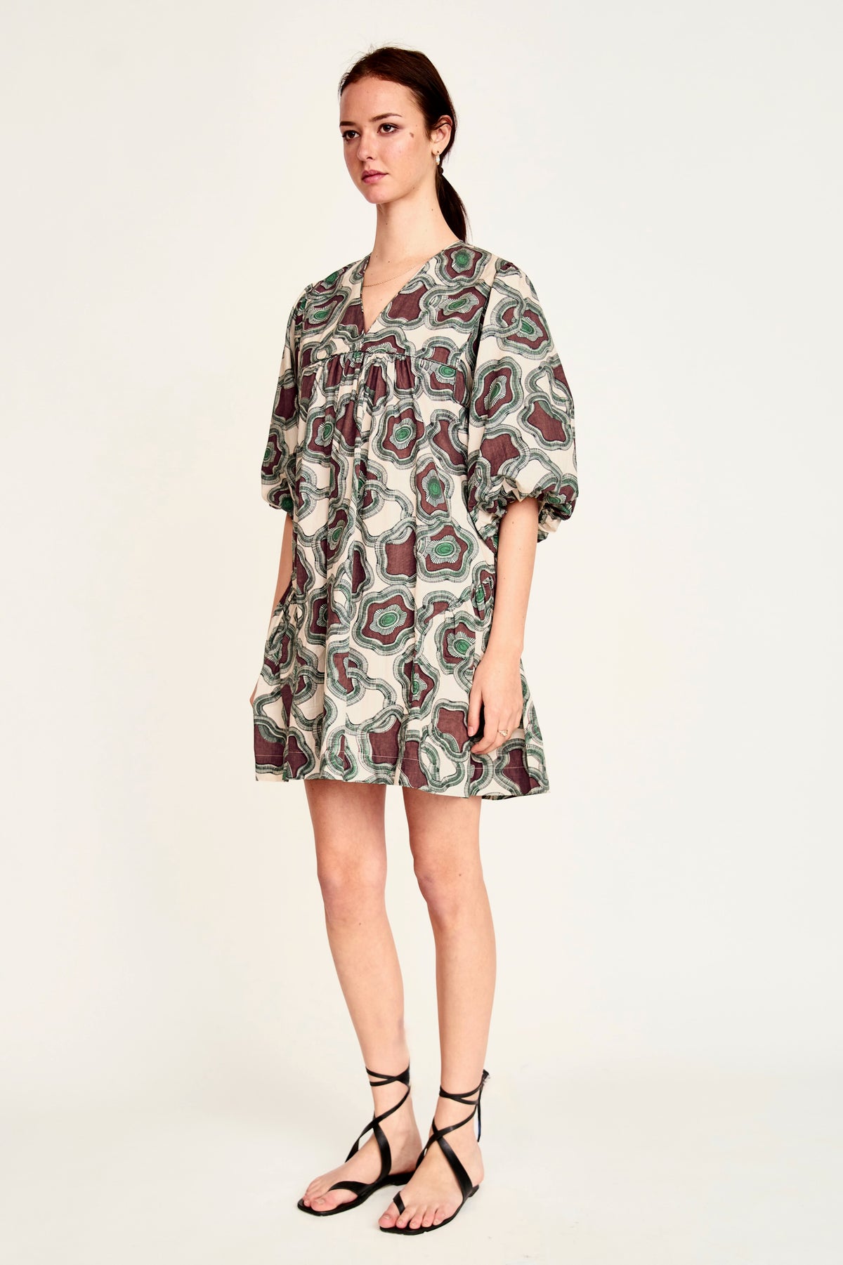 Belem Dress in Grappa Puddles
