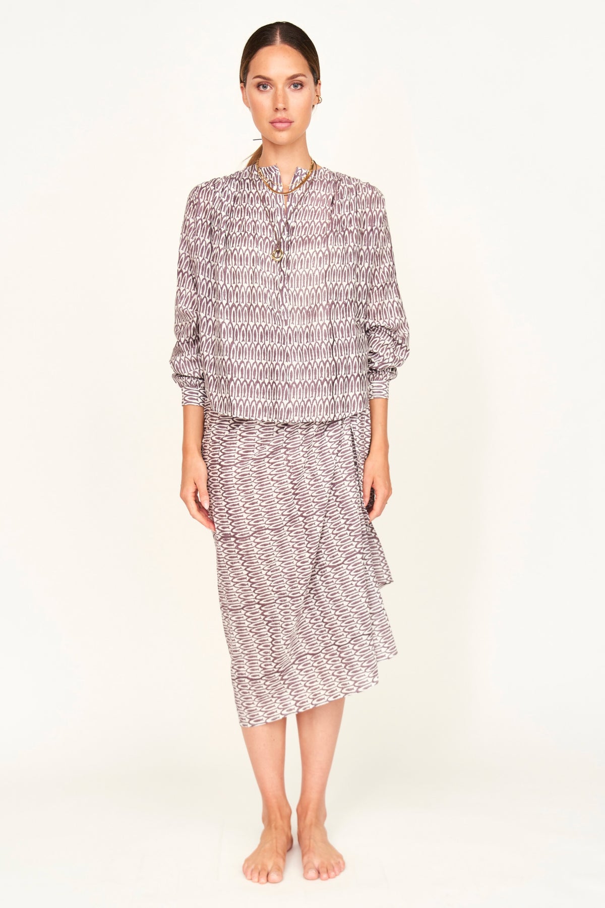 Florence Blouse Grappa Minnow