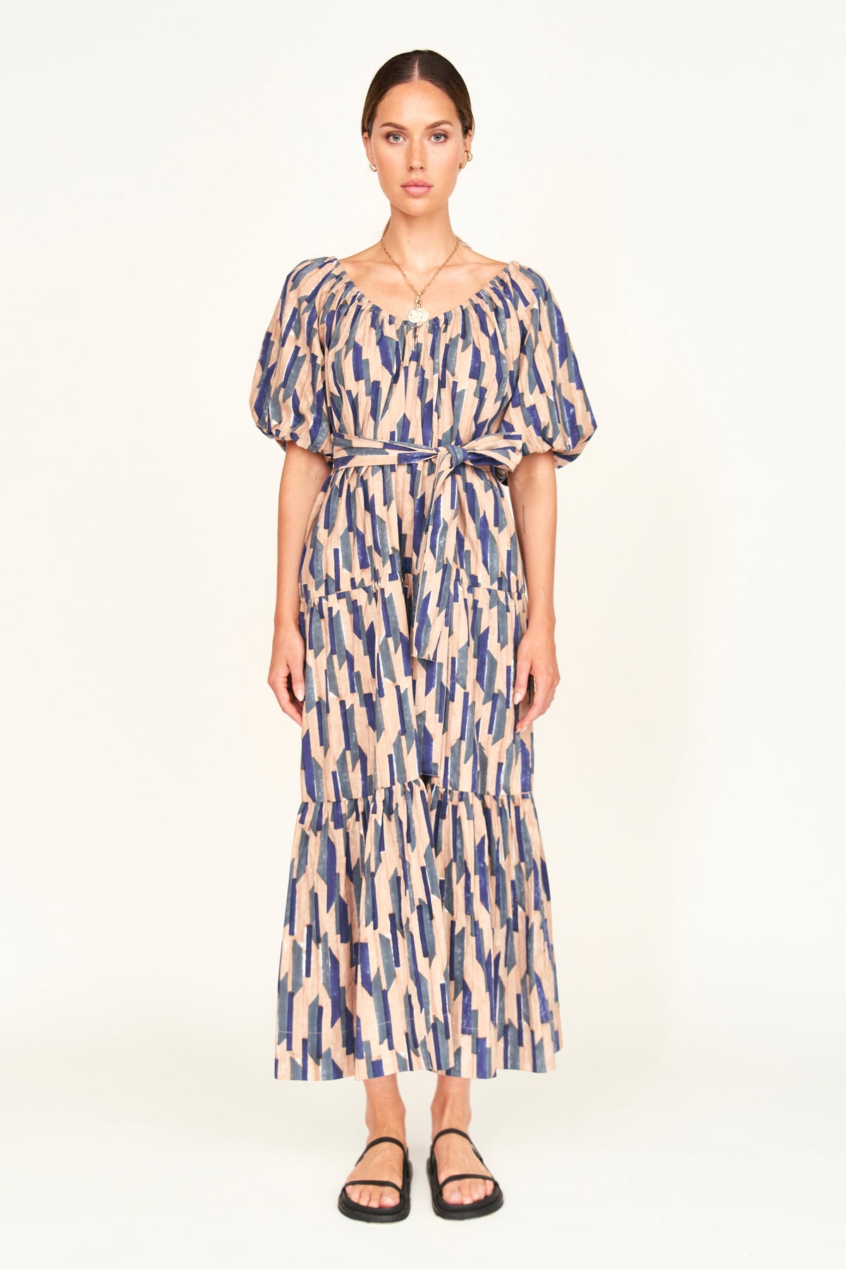 Capri Dress Cerulean Rainfall