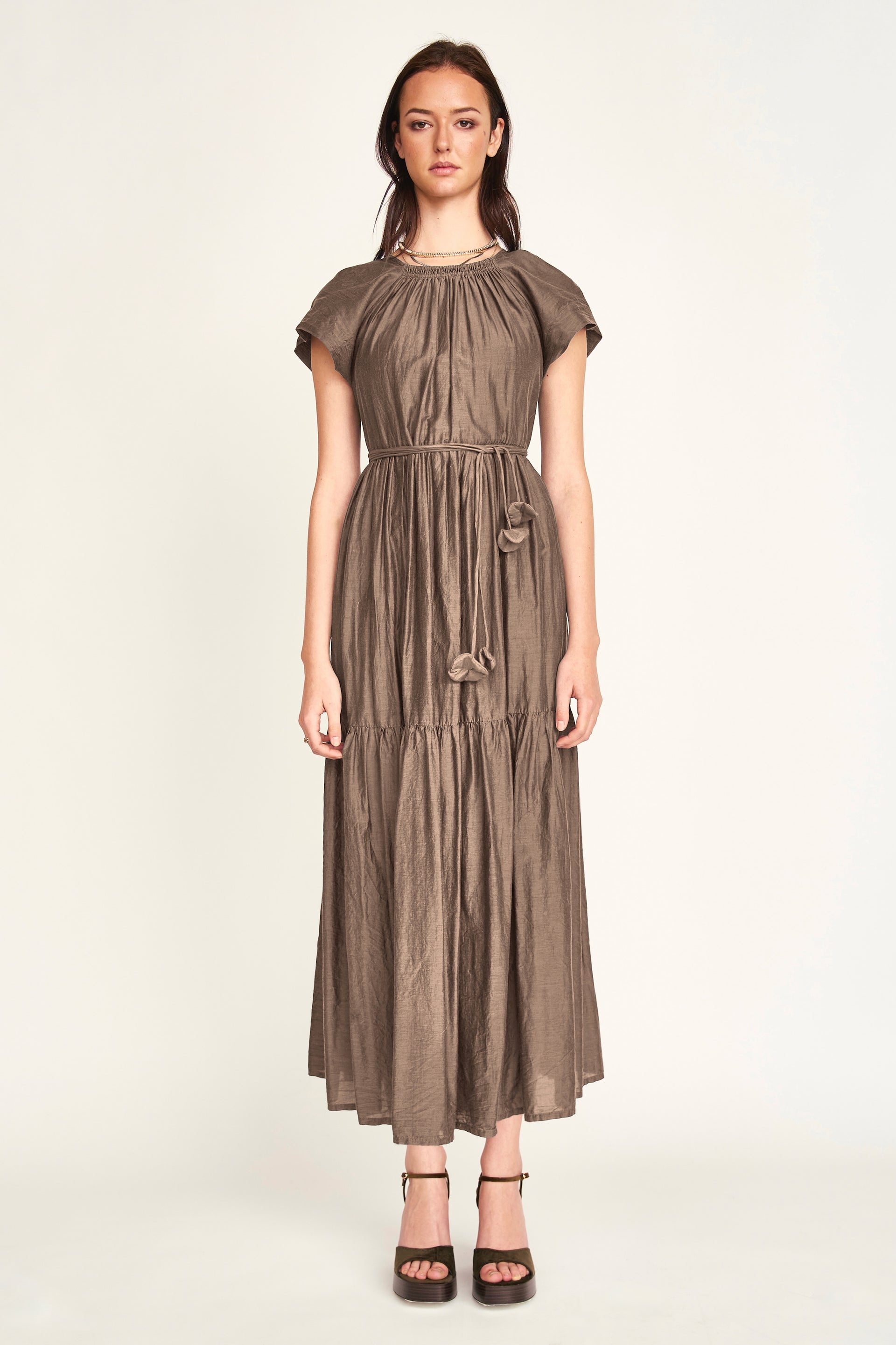 Vienna Maxi Dress | Walnut Walnut / S Vienna Maxi Dress | Walnut Walnut / S
