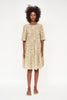 vienna short dress in marigold