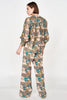 florence blouse in moss reef print