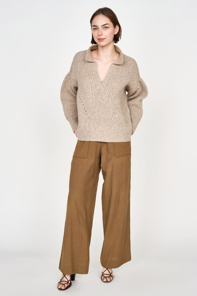 Camel Tunic Sweater - Fashion Jackson