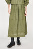 Verona Skirt in Olive Jamdani