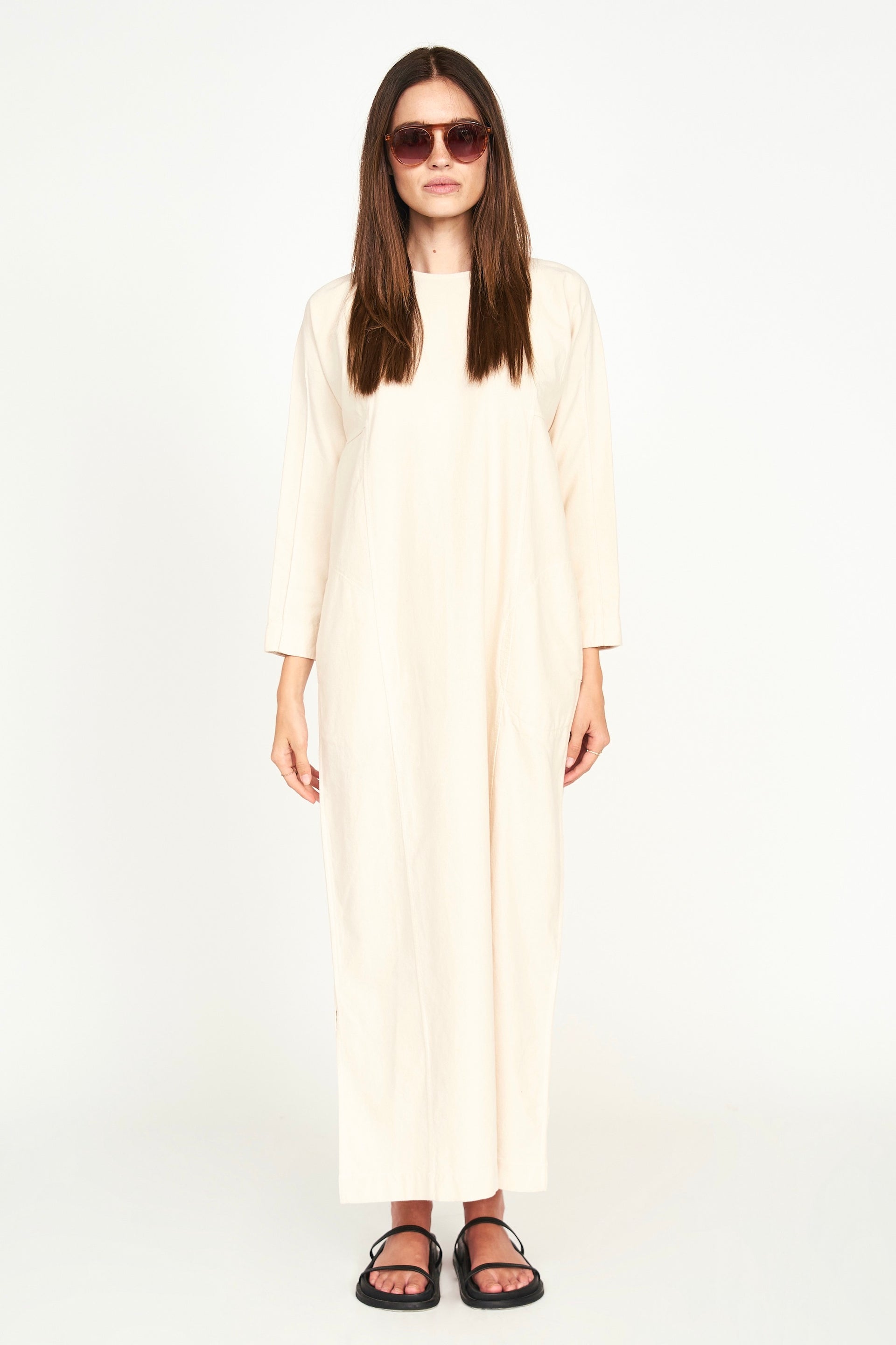 Curacao Canvas Dress Bone