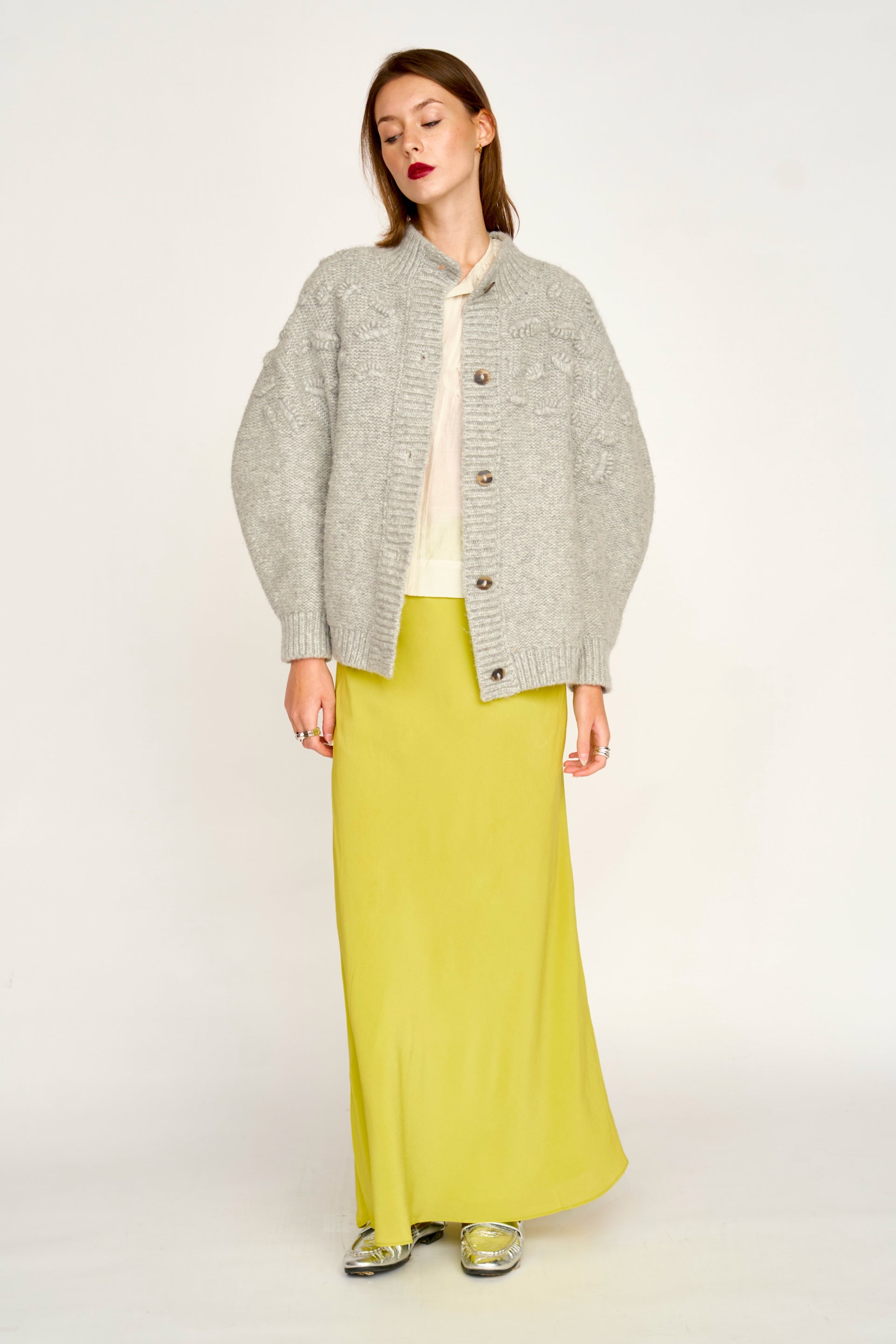 Cusco Shell Cardigan Dove