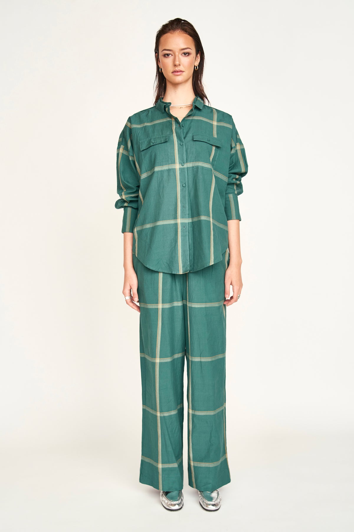 Kyoto Shirt Mallard Plaid