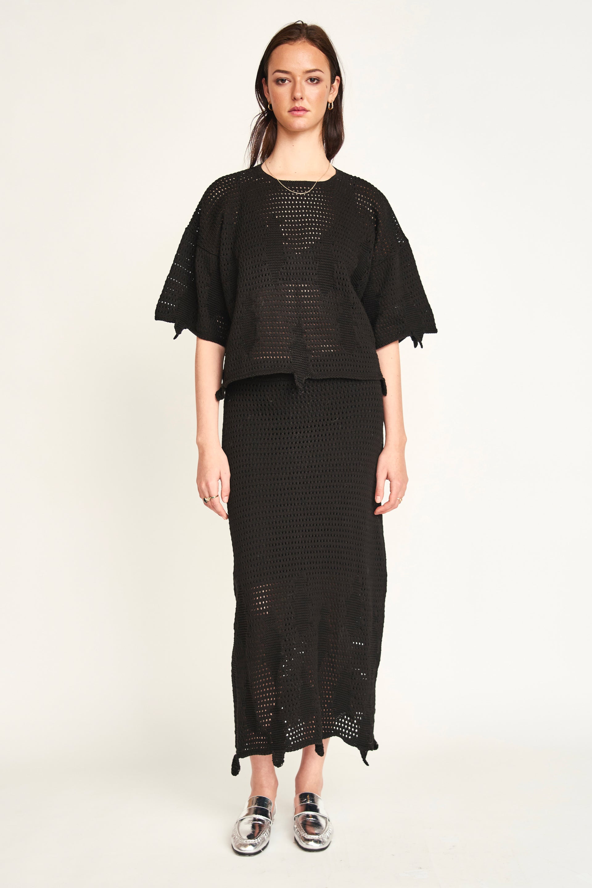 Lokaro Pointelle Skirt