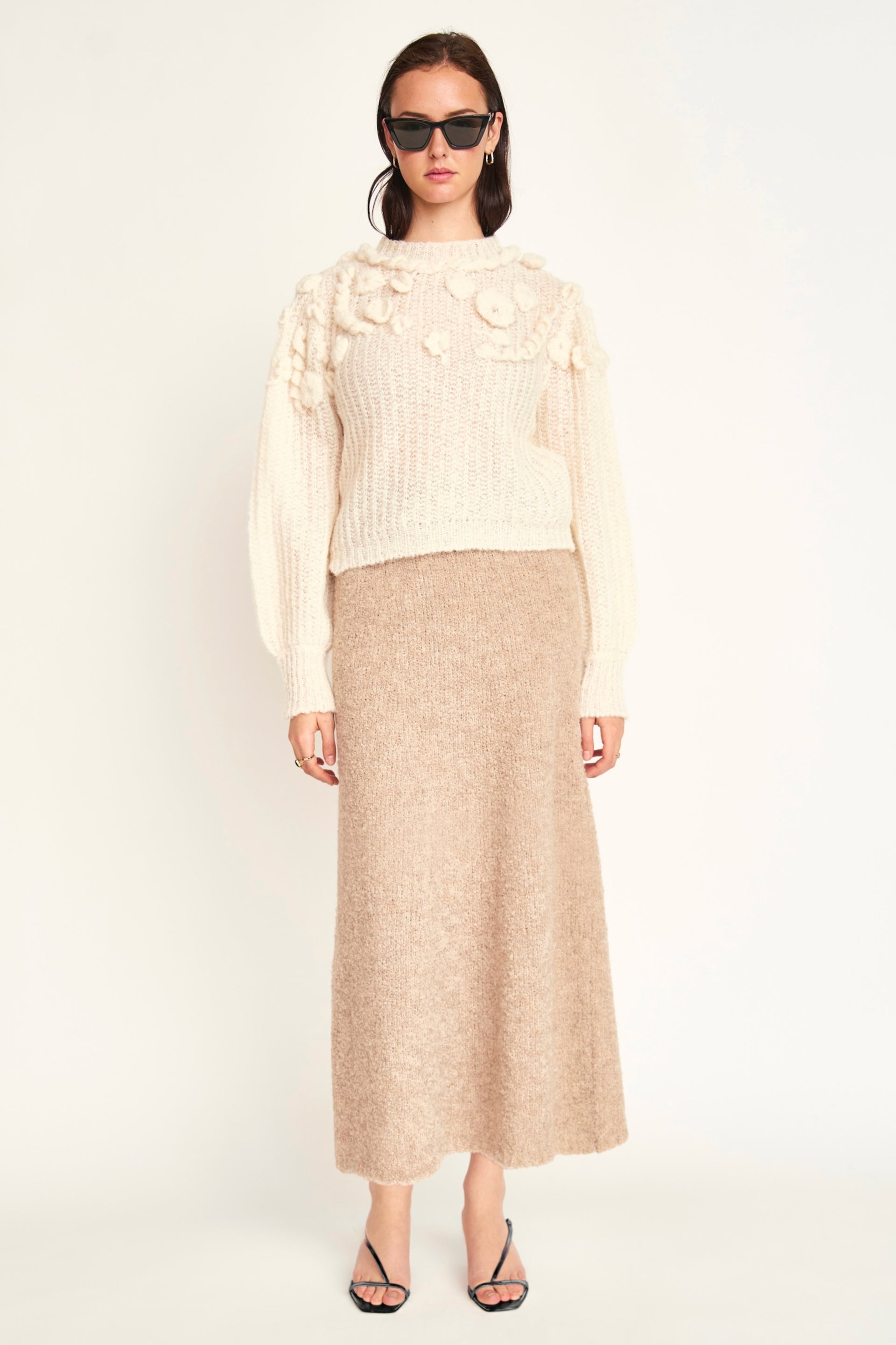 Moritz Embroidered Pullover Alabaster