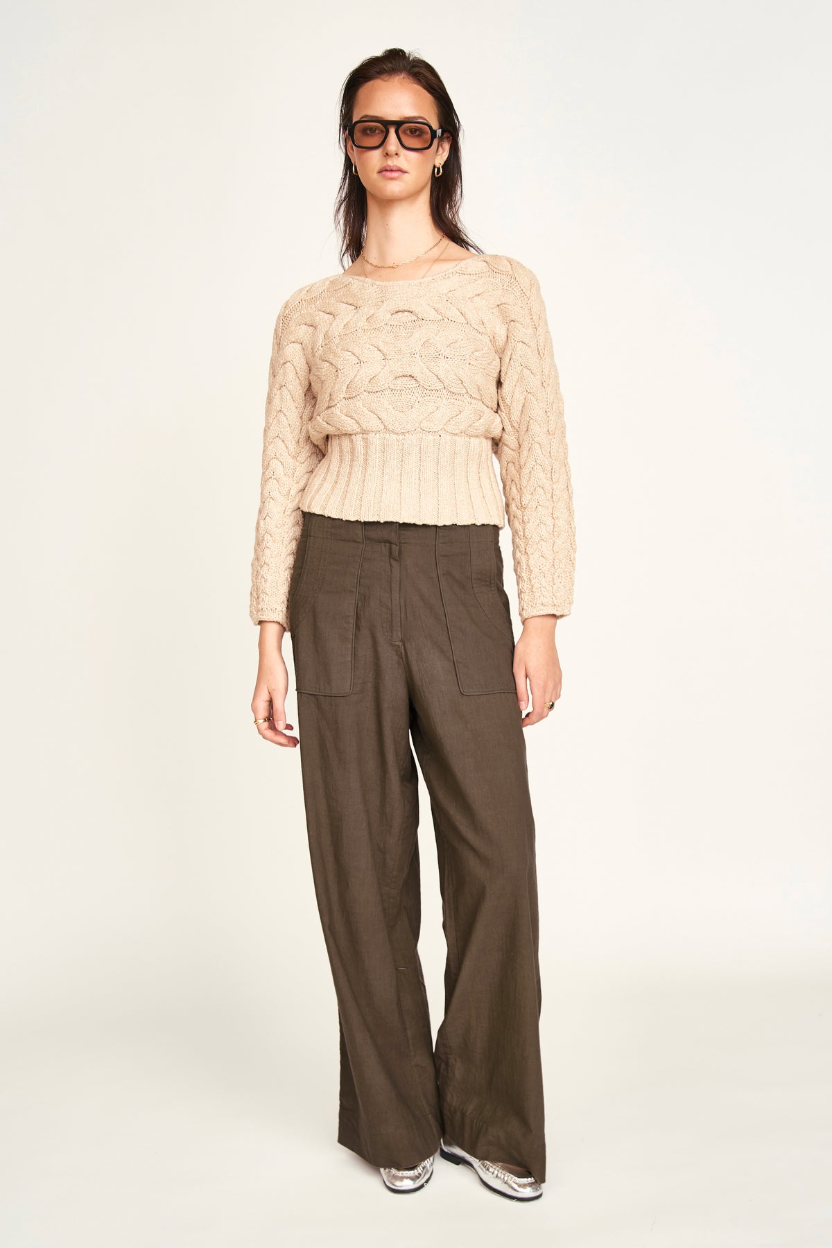 Solvang Dolman Pullover Oatmeal