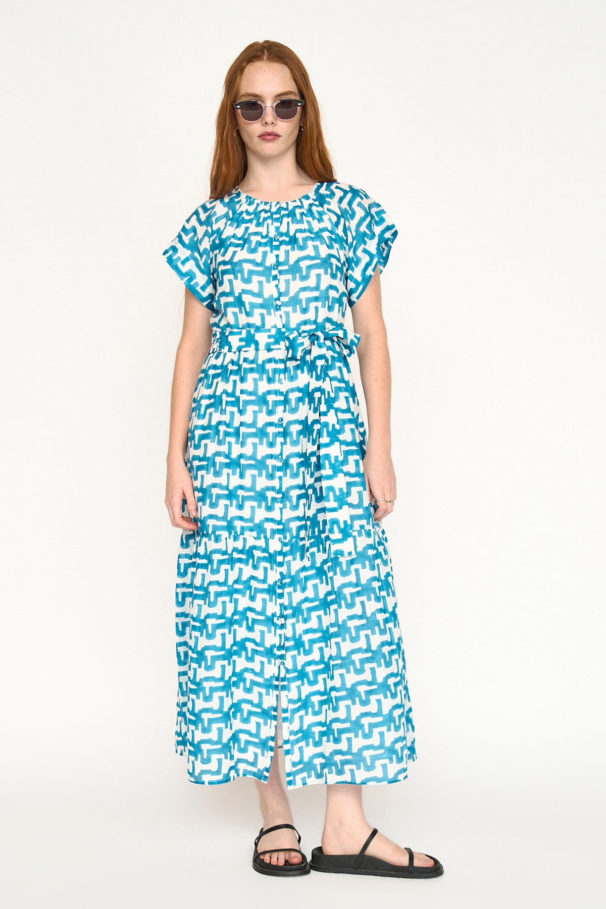 Vienna Maxi Dress Azure Popova