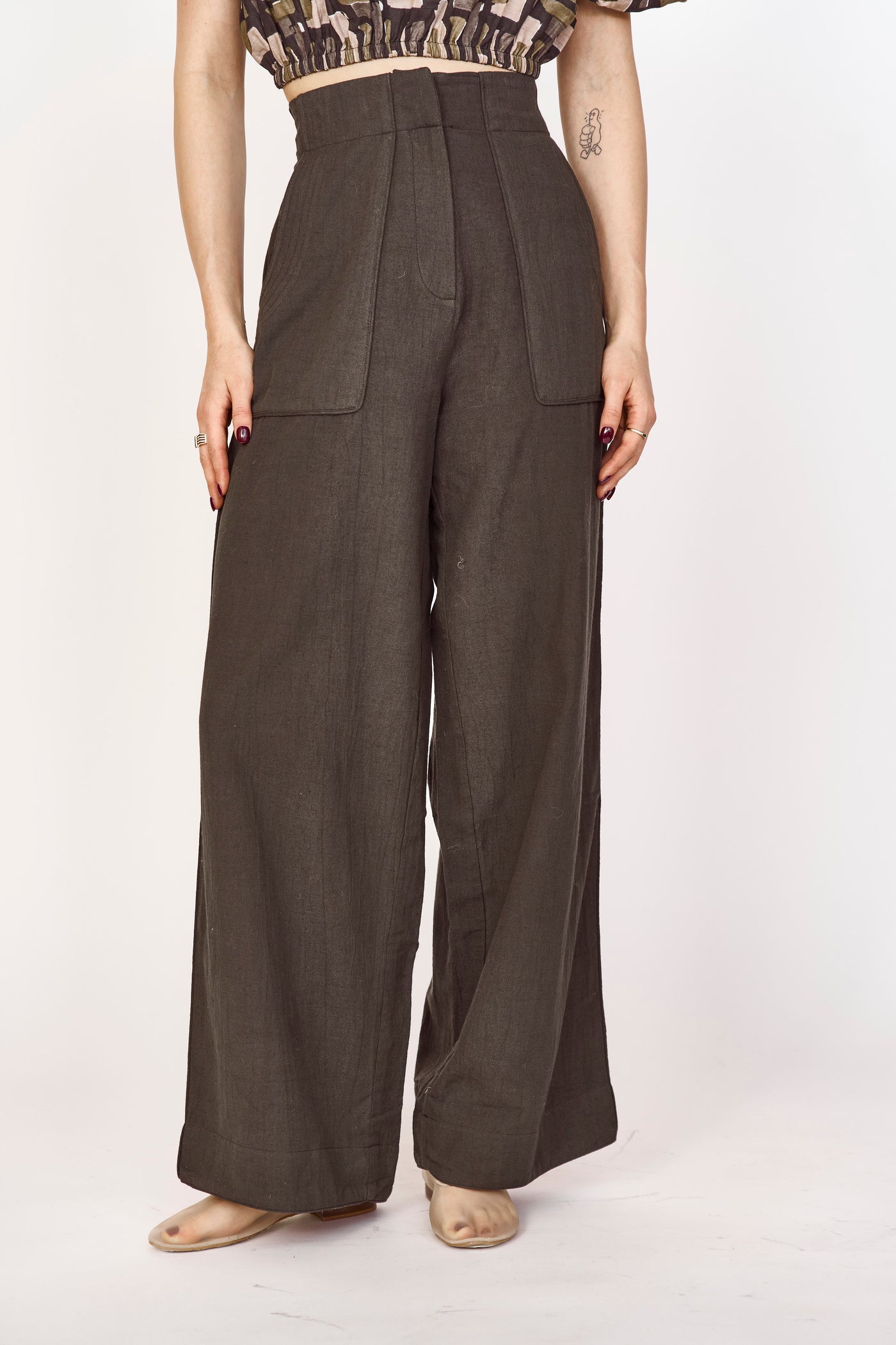 Mirth Tivot Pant in Verdure Rainfall