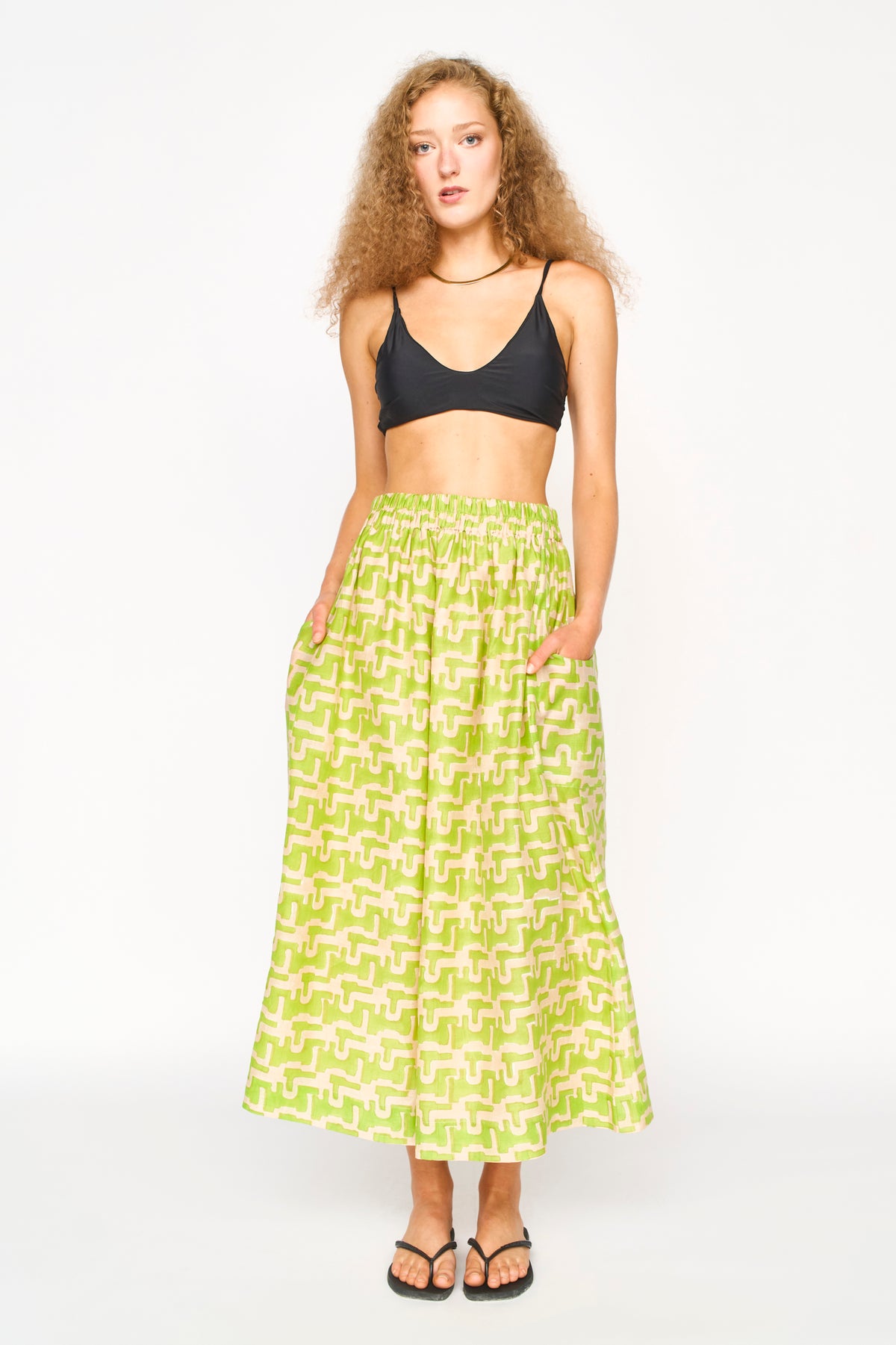 Verona Skirt Lime Popova