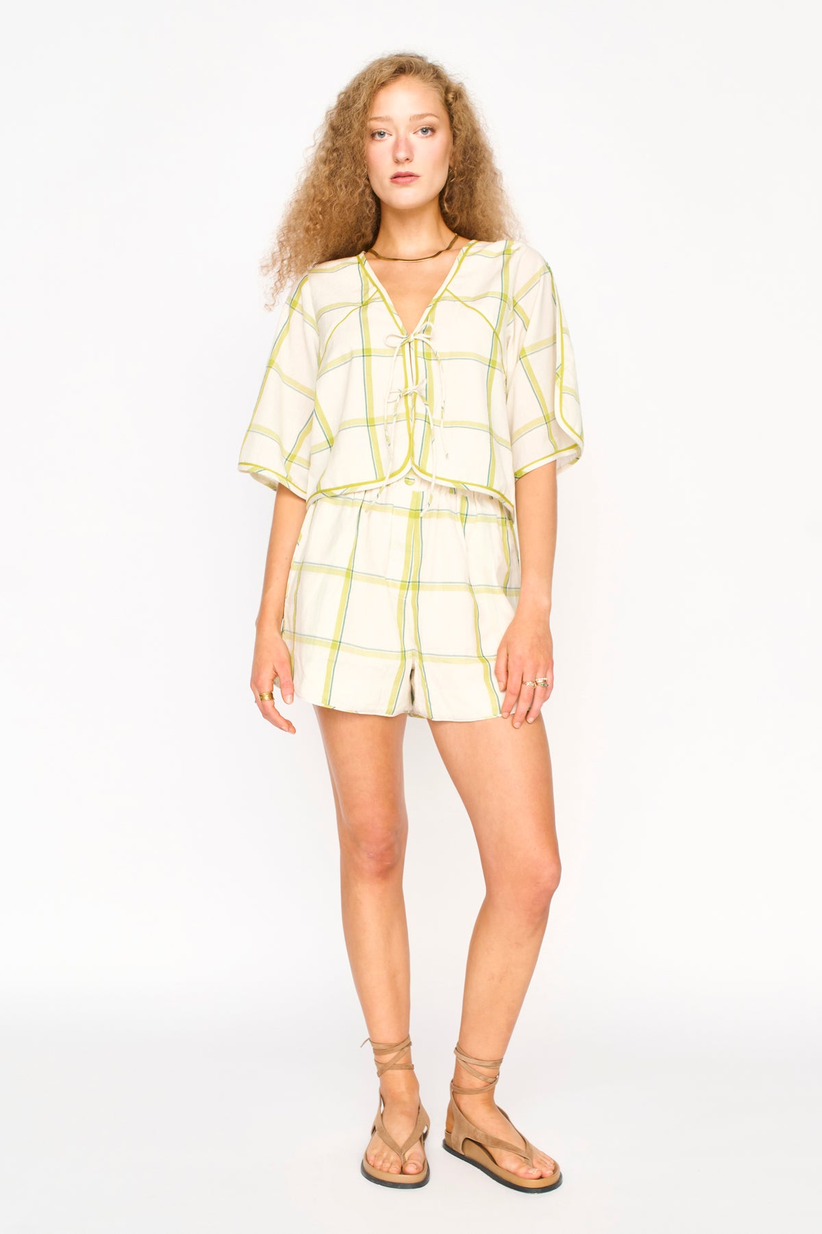 Track Short Belize Plaid