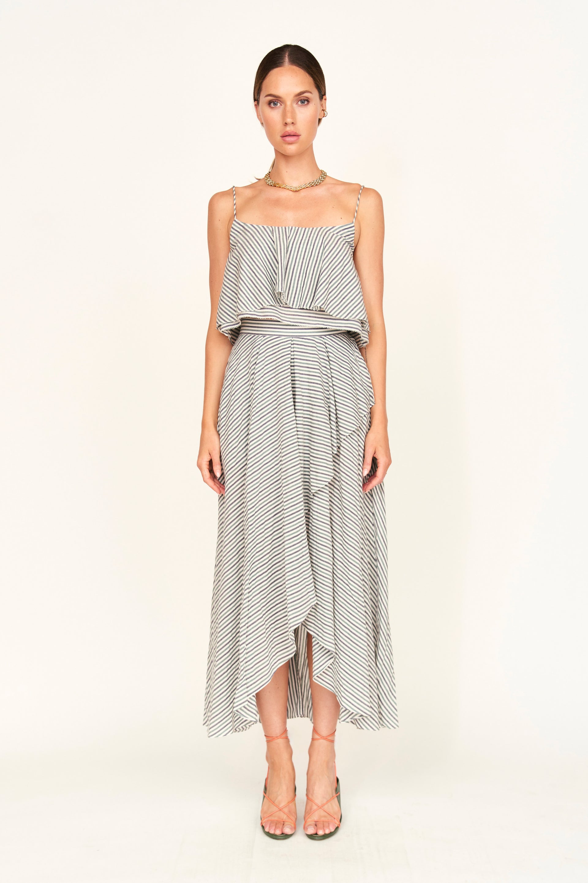 Singapore Skirt Dune Stripe