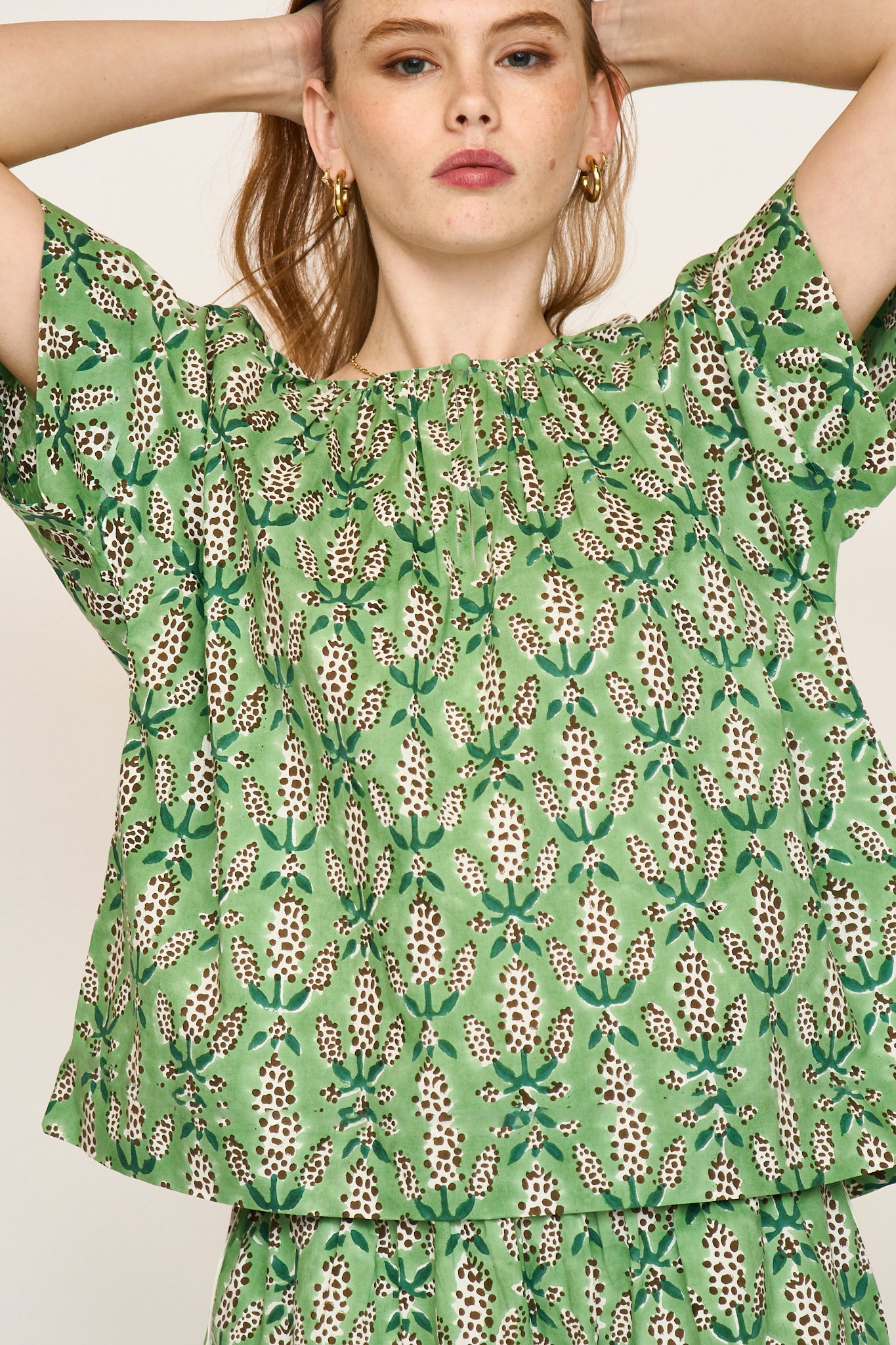 Mirth Pajama Pant Set in Wallflower – view 2