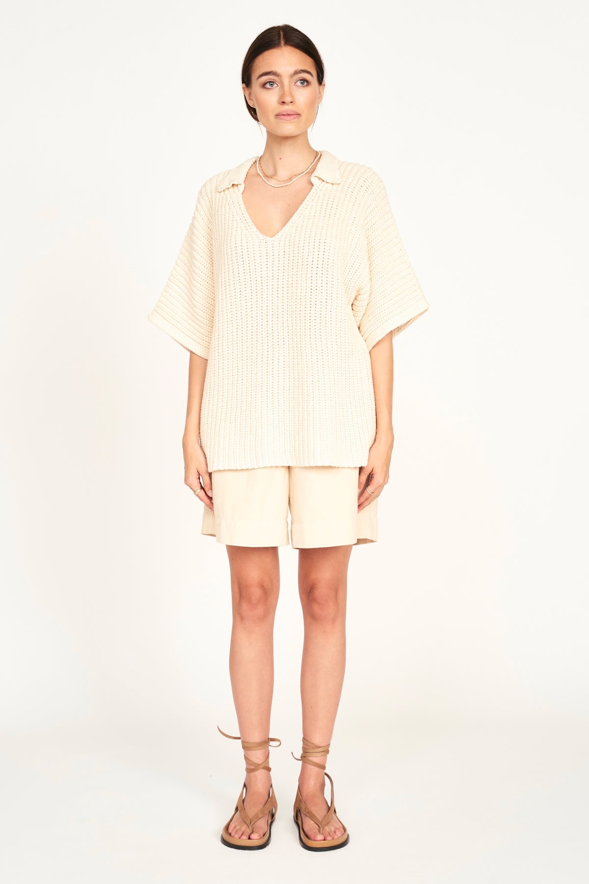 Westport Knit Top Bone