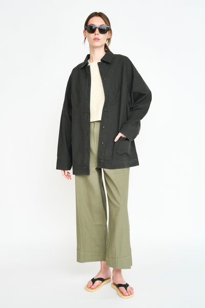 Teton Jacket in Black Olive – MIRTH Teton Jacket in Black Olive – MIRTH
