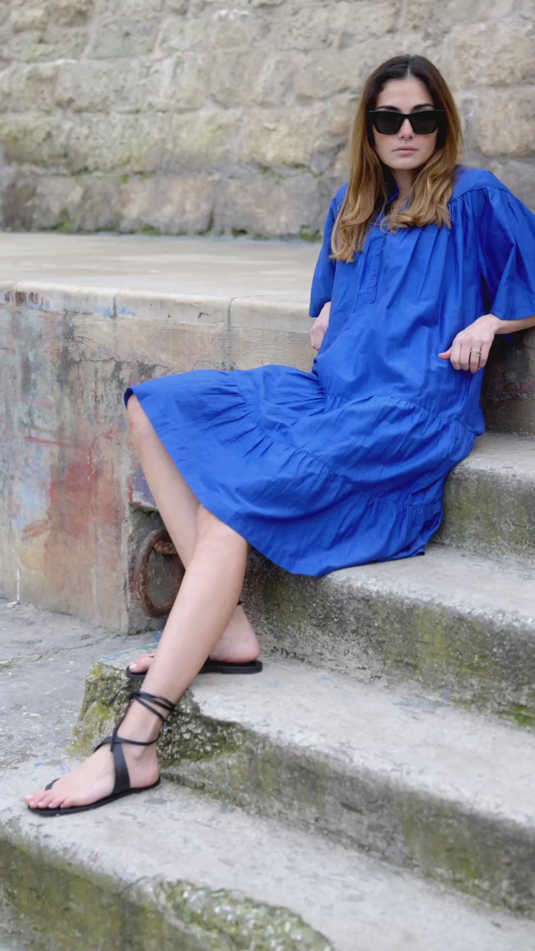 Oslo Dress in Lapis – MIRTH