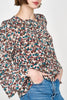 fez blouse in amaryllis