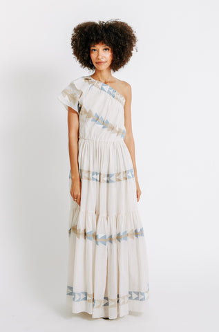 paros in grecian jamdani *further reduced*