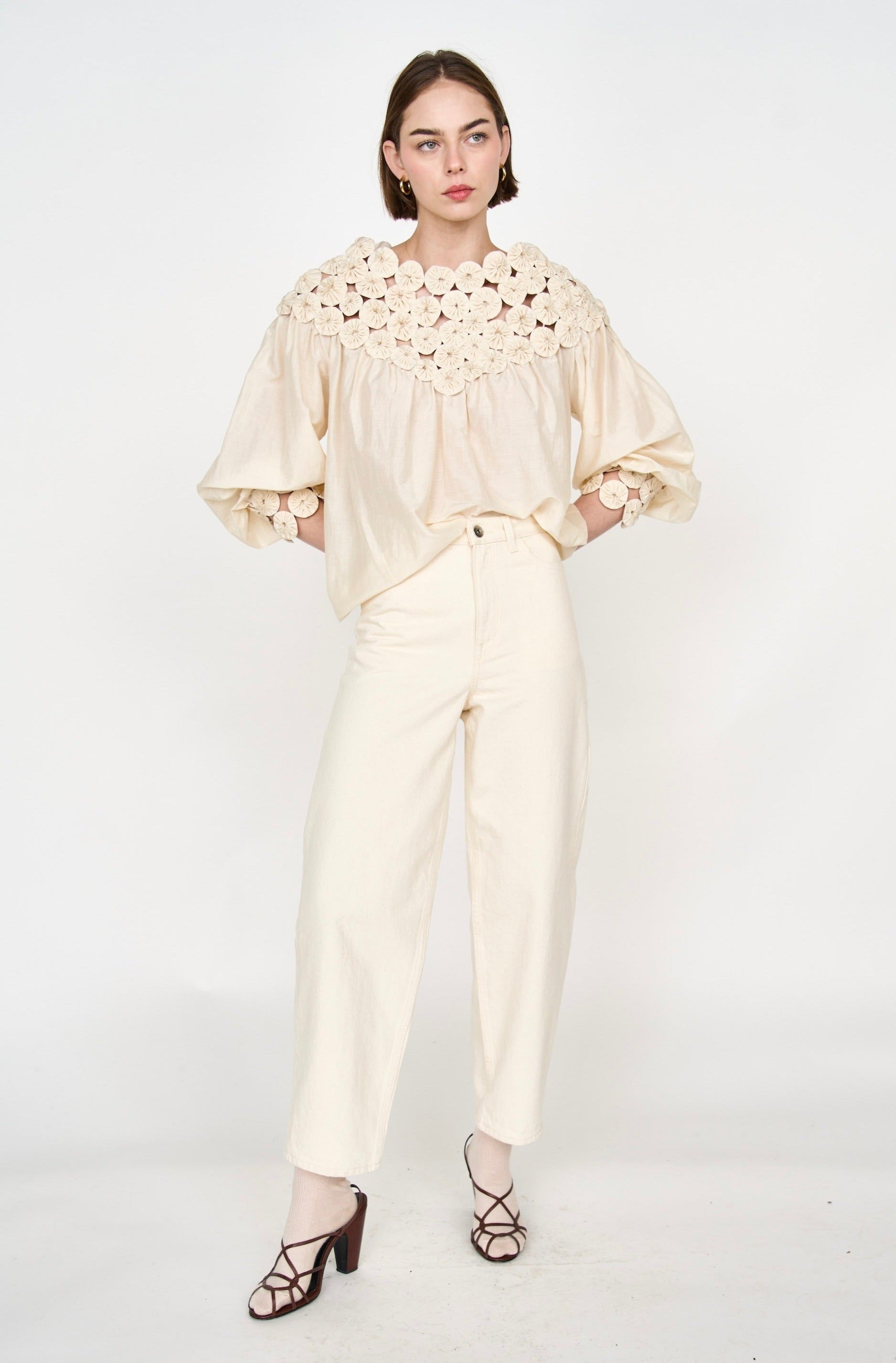 rosenberg blouse in cream