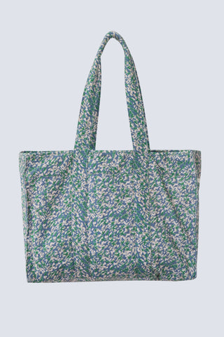 canvas city tote in blueberry