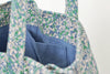 Canvas City Tote in Blueberry