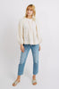 somerset blouse in bone eyelet