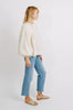 somerset blouse in bone eyelet
