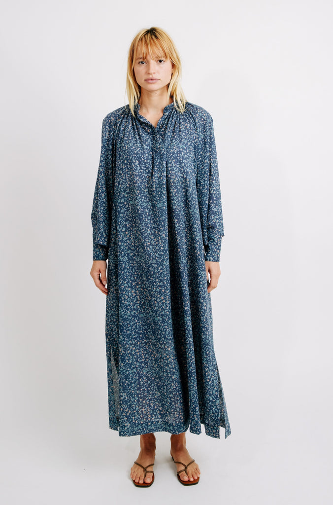 faro dress in blue thistle – MIRTH