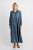 faro dress in blue thistle
