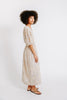 krabi crossover dress in champagne floral *further reduced*