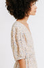 krabi crossover dress in champagne floral *further reduced*
