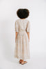 krabi crossover dress in champagne floral *further reduced*