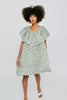 capri short dress in ivy coral
